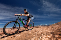 Mountainbiken bei Moab, Utah, USA